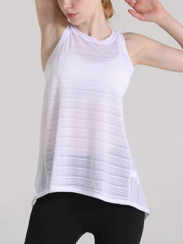 Hollow Back Quick-Dry Tank Top