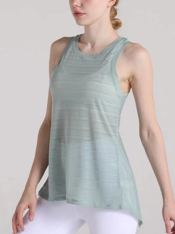 Hollow Back Quick-Dry Tank Top