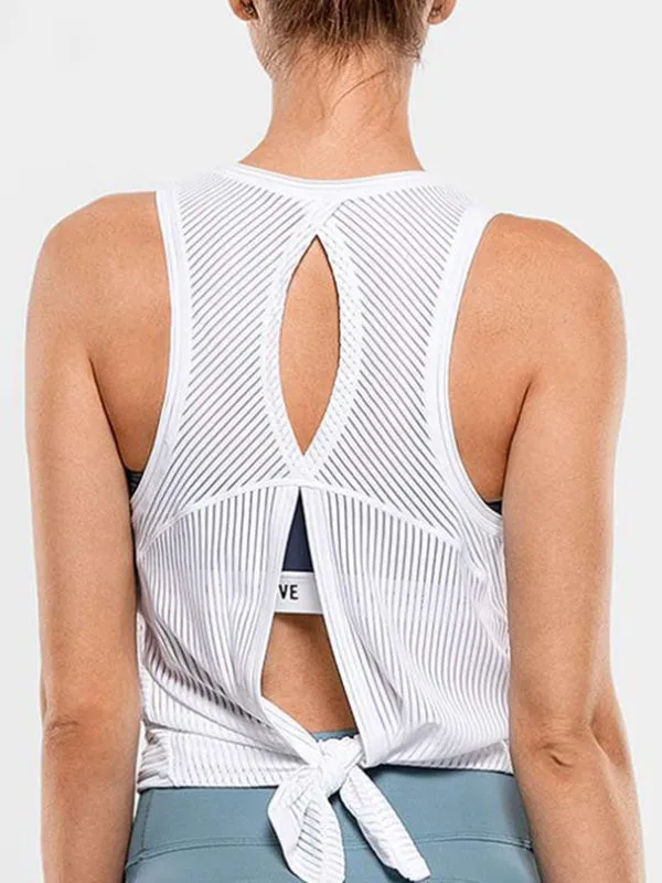 Hollow Back Quick-Dry Tank Top