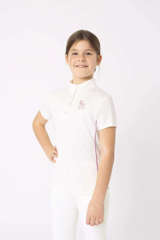 Horze Nyra JR Show Shirt White