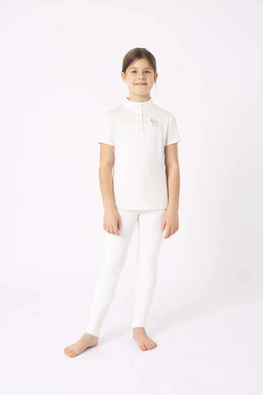 Horze Nyra JR Show Shirt White