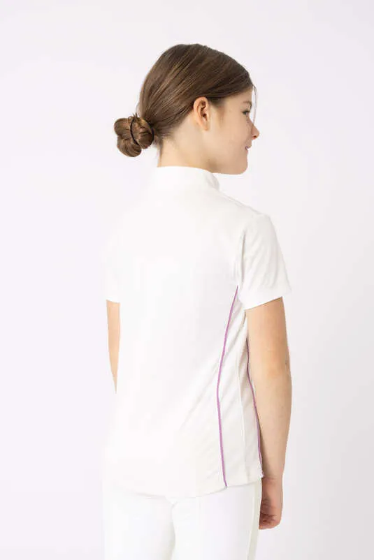 Horze Nyra JR Show Shirt White