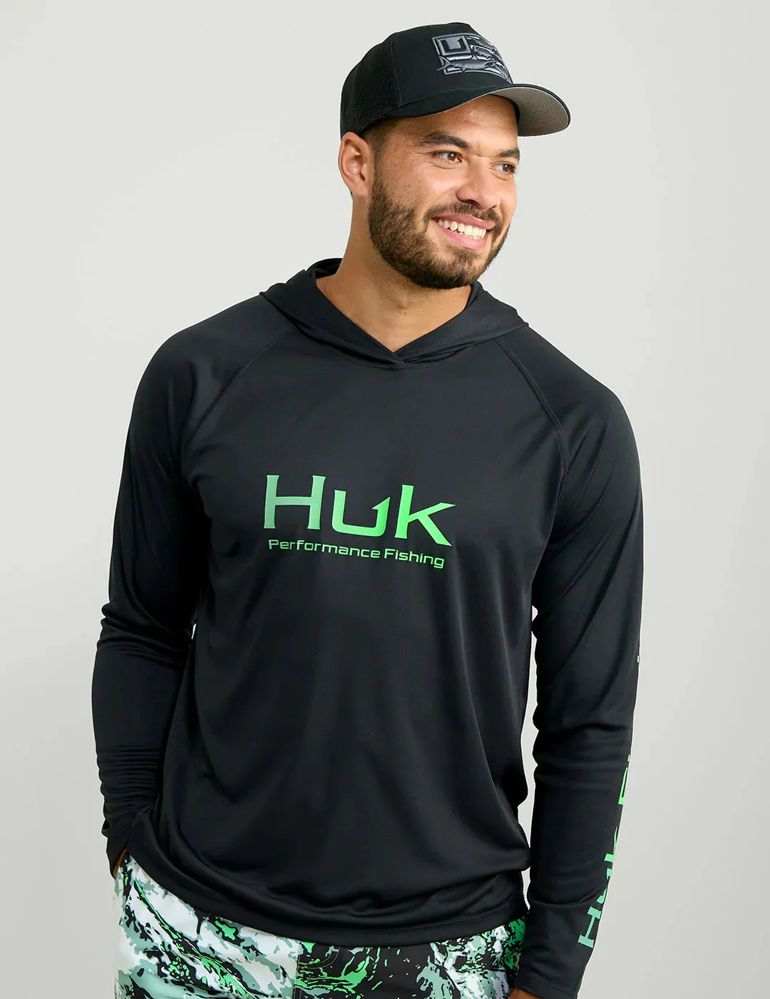 Huk Men's Pursuit Hoodie Heather