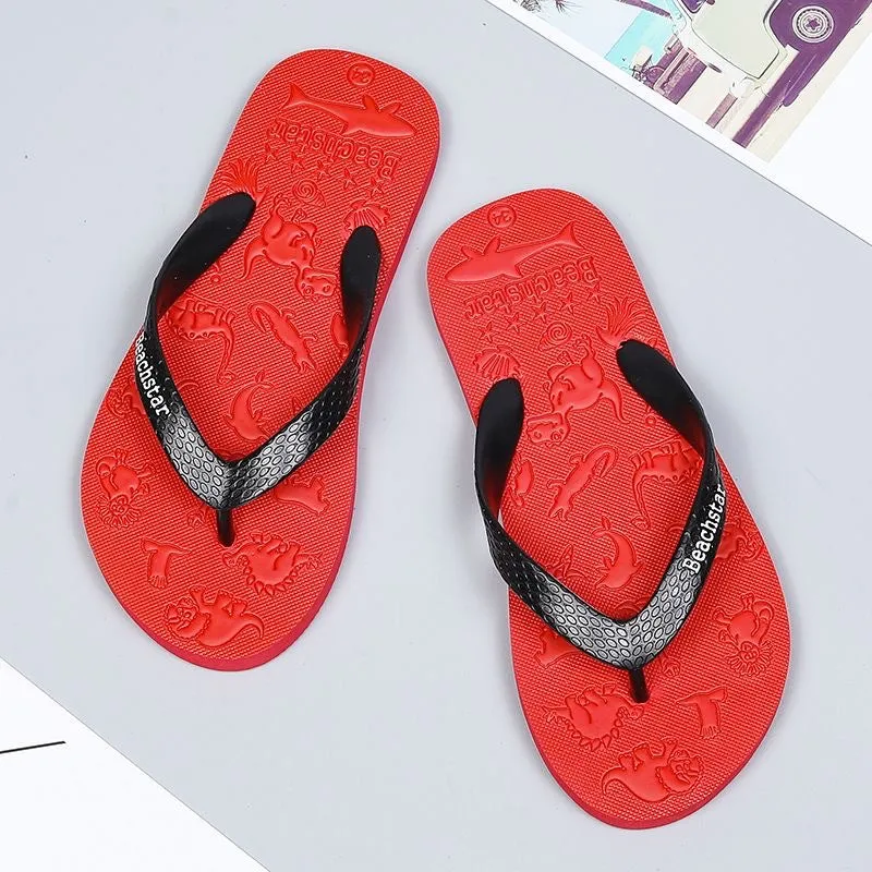 In Stock Children's Flip-Flops Beach Slippers Travel Resort Hotel Flip-Flops