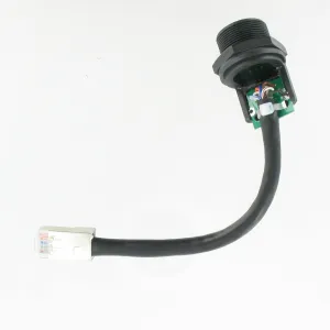 IP67 Panel RJ45 mated Waterproof   Int lead 200mm