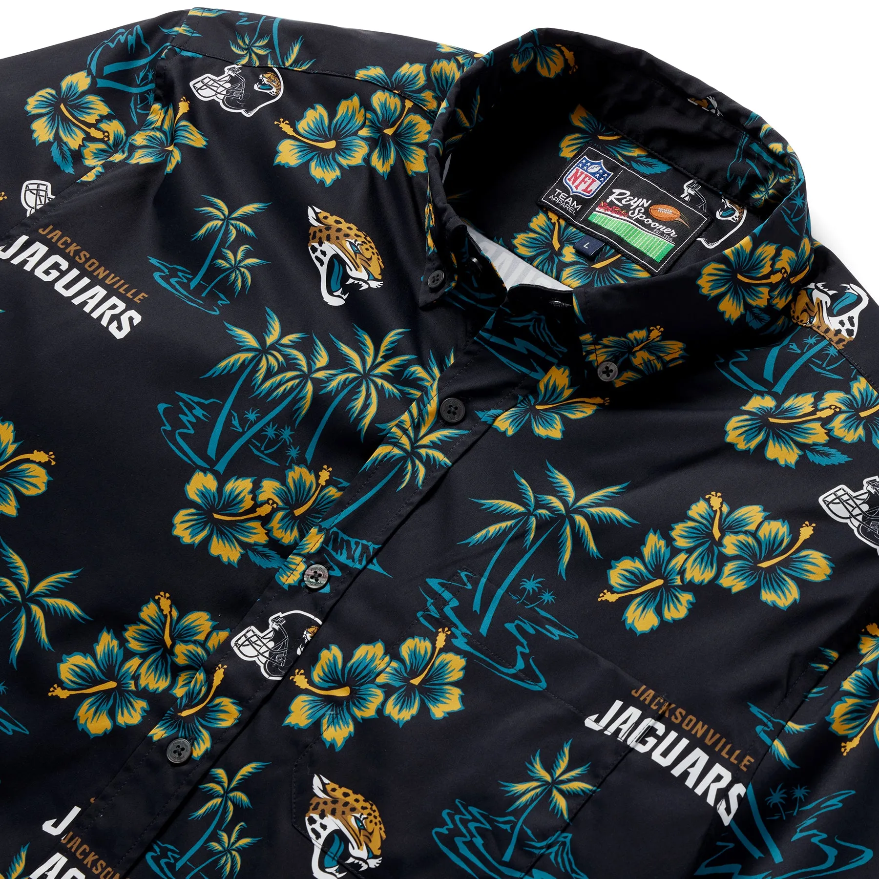 JACKSONVILLE JAGUARS KEKAI PERFORMANCE BUTTON FRONT
