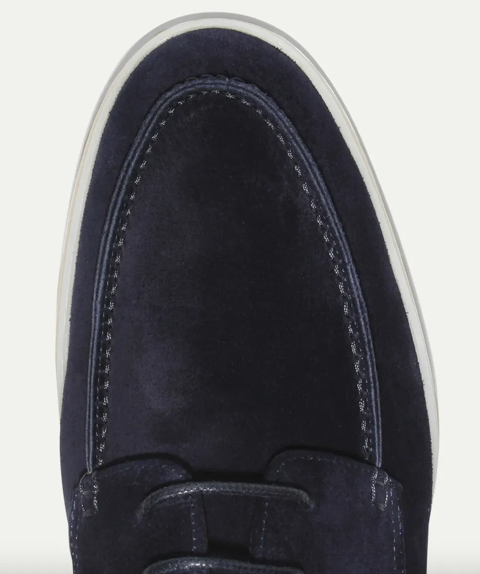 Kenneth - Men's Suede Lace-Up Loafers
