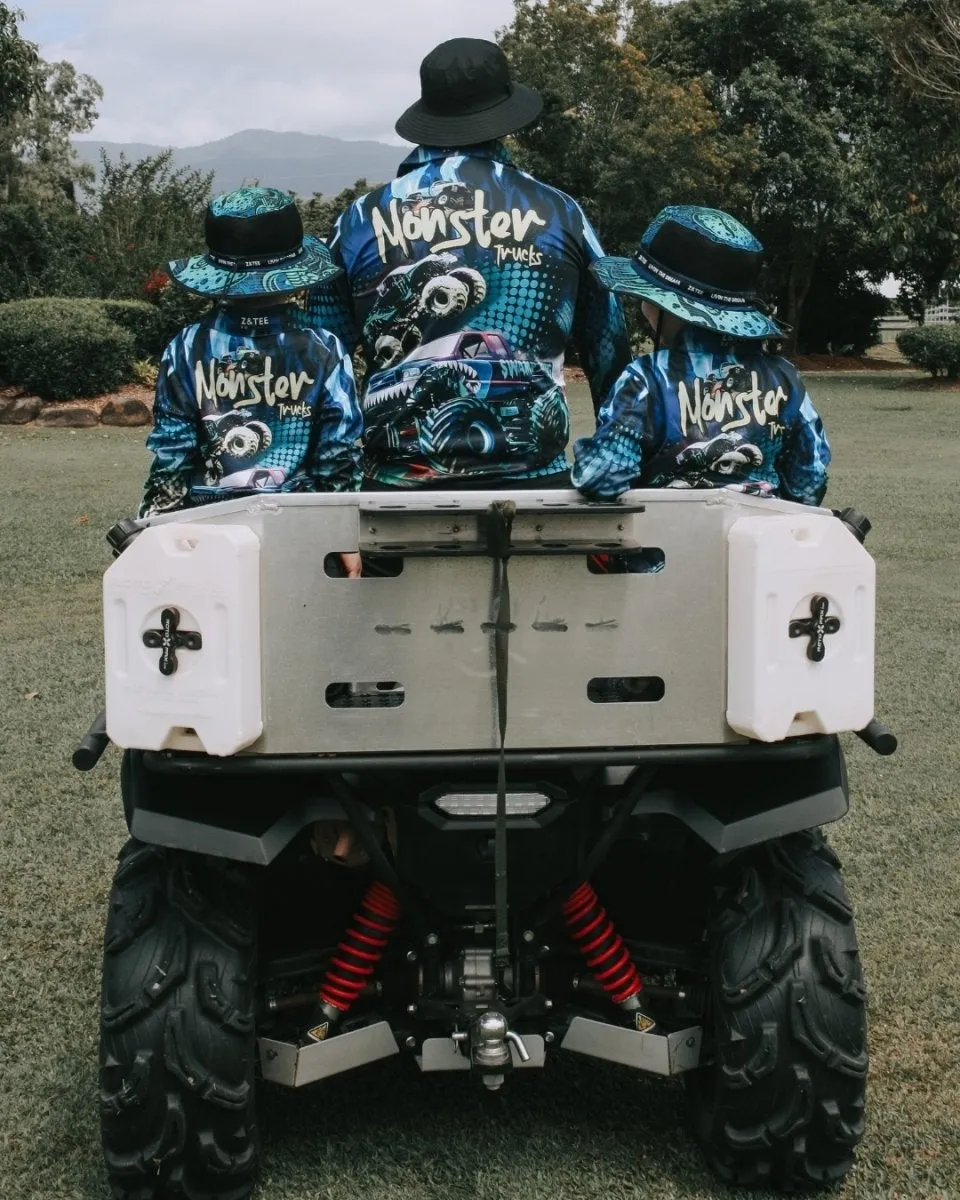 Kids | Monster Truck Blue Fishing Shirt ★Pre-Order★