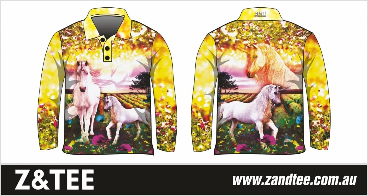 Kids | Unicorn Fields Fishing Shirt ★Pre-Order★