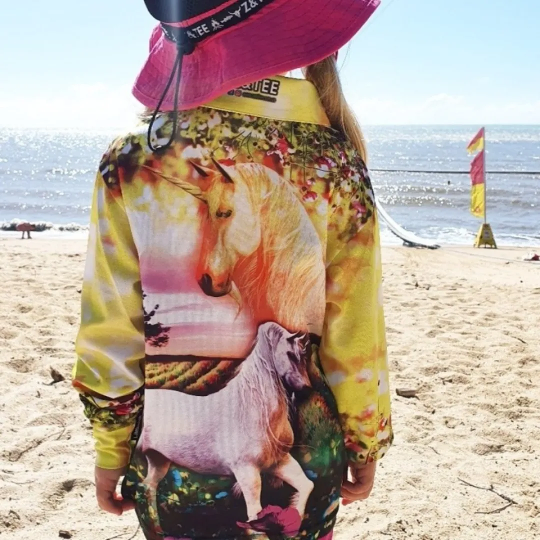 Kids | Unicorn Fields Fishing Shirt ★Pre-Order★