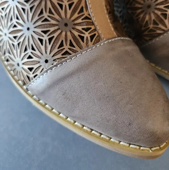 L'ARTISTE Womens Pauletta Grey Multi Cutout Sandals Sz EU 41 / US 9.5-10