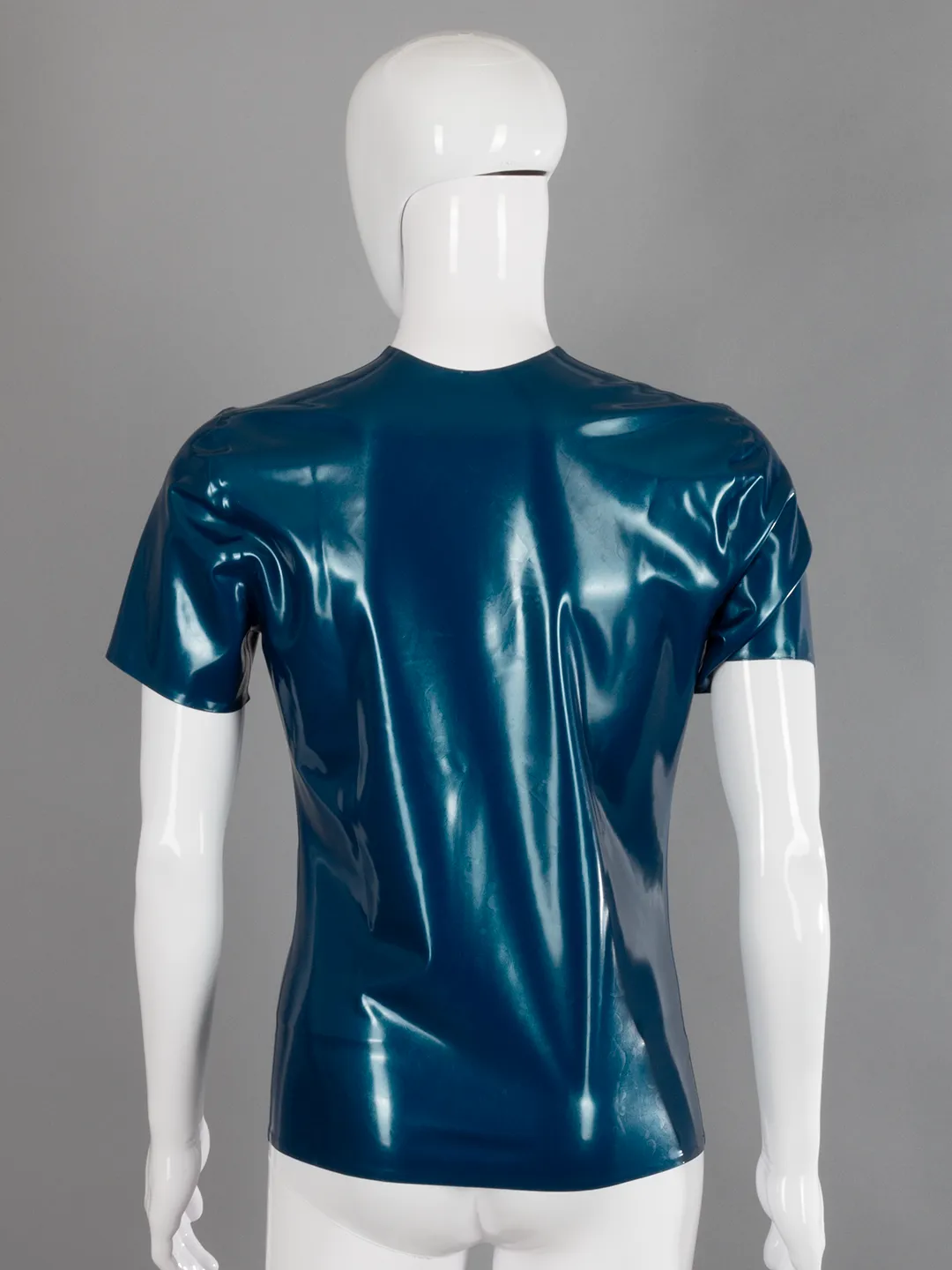 Latex Front Zip T-Shirt