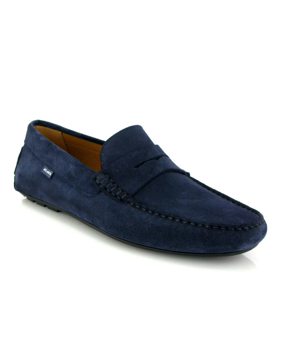 Loafers City - camurça azul marinho
