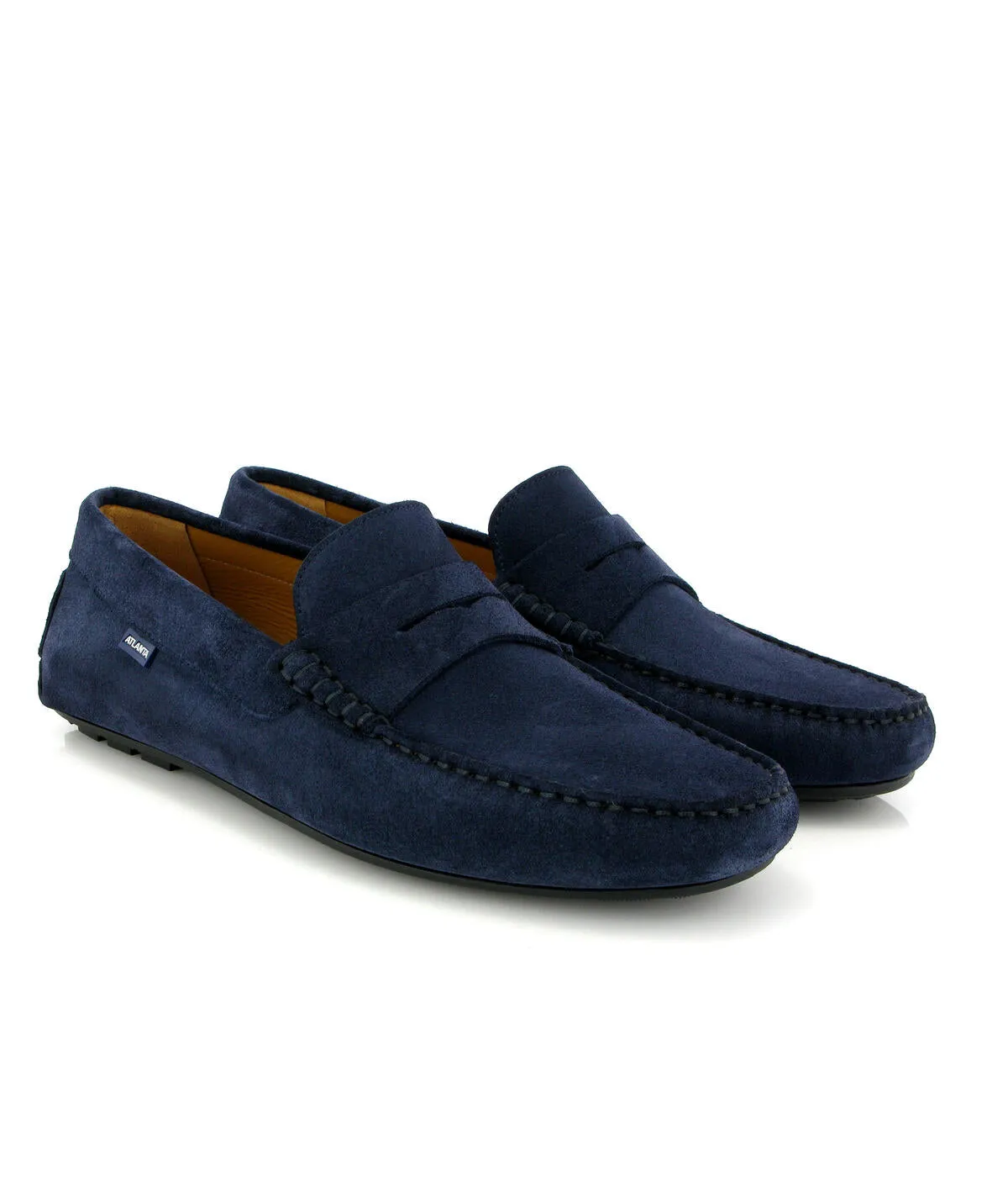 Loafers City - camurça azul marinho