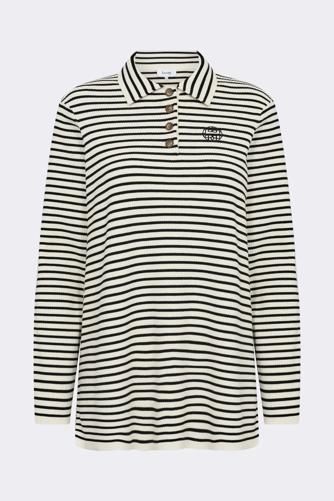 LR Kirsten 2 Top - White Stripe