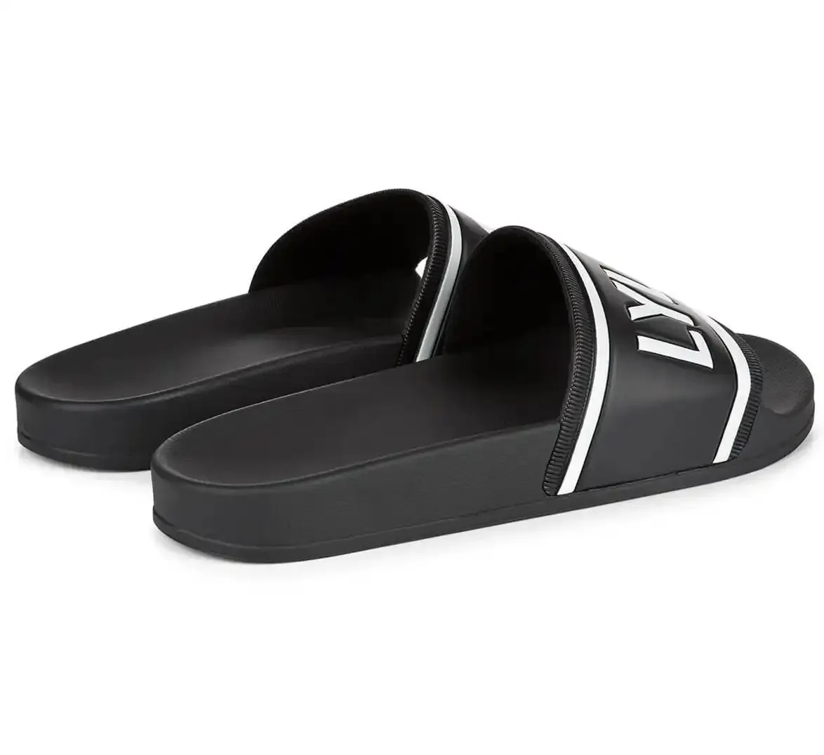 Lyle & Scott Mens Sliders Jet Black