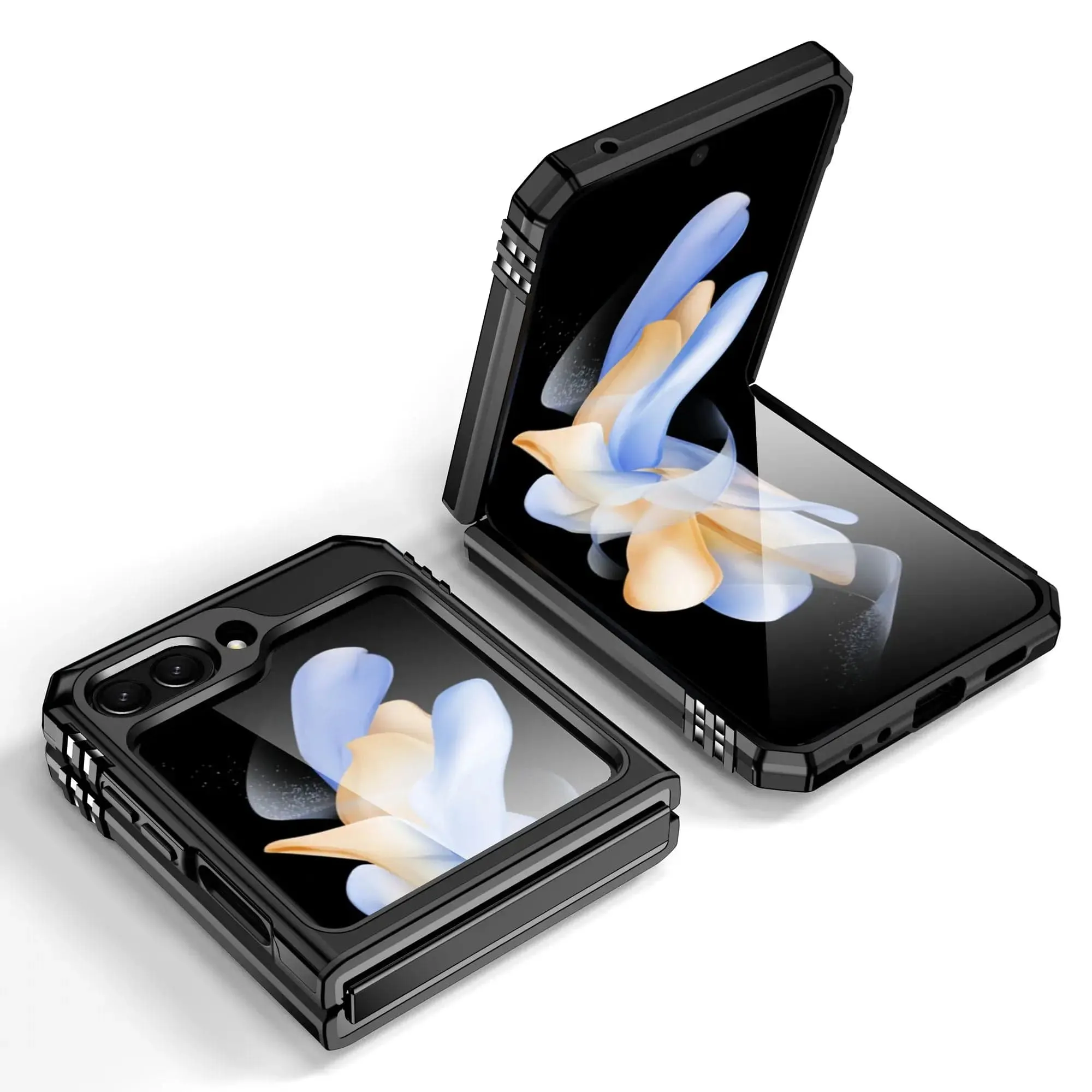 Magnetic Case With Kickstand & Camera Cover For Samsung Z Flip