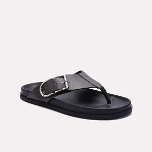 Mens Dark Brown Flip Flops 0151110