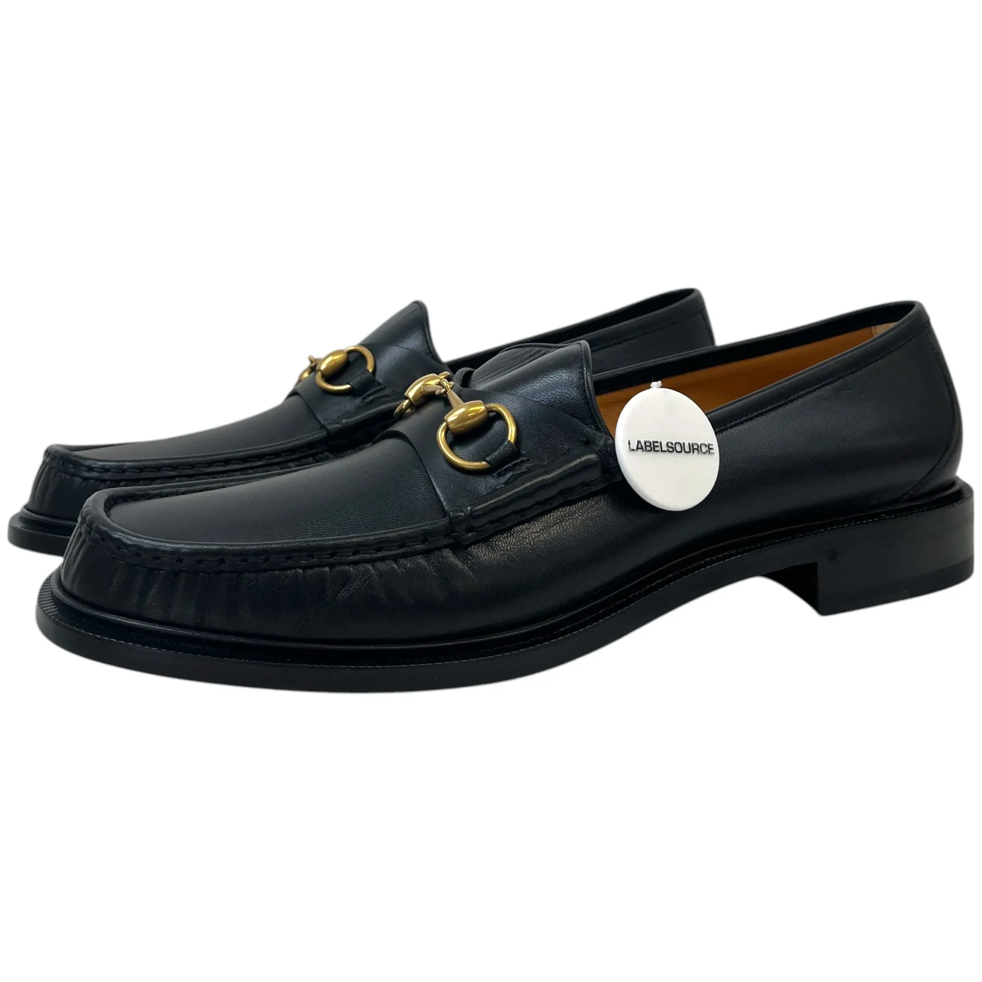 Men's Horsebit Loafers Black Size EU 46.5 / UK 12.5