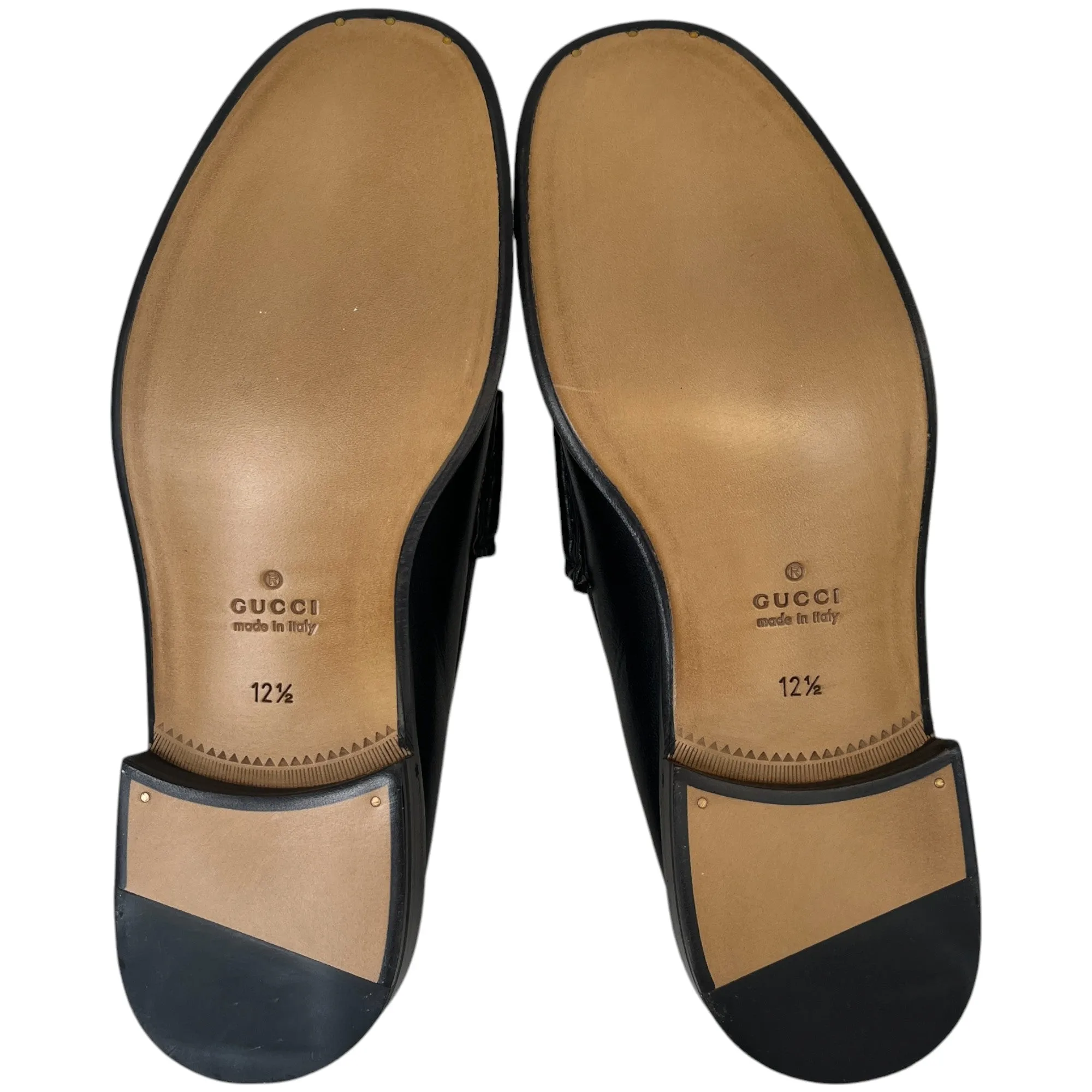 Men's Horsebit Loafers Black Size EU 46.5 / UK 12.5