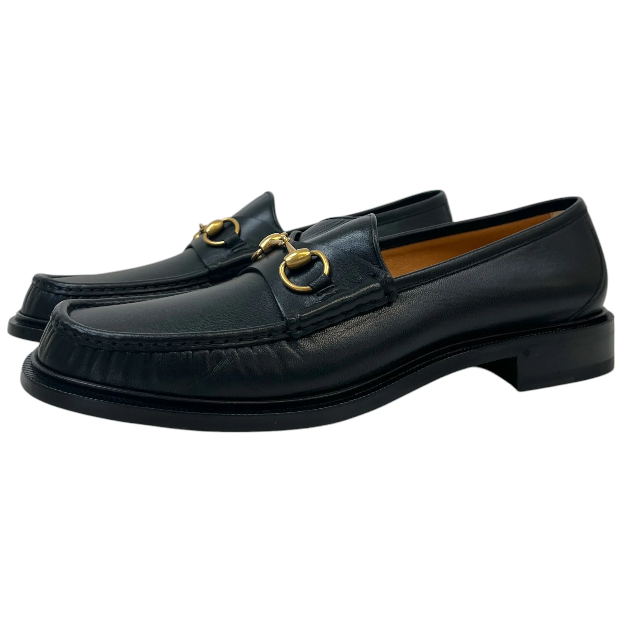 Men's Horsebit Loafers Black Size EU 46.5 / UK 12.5