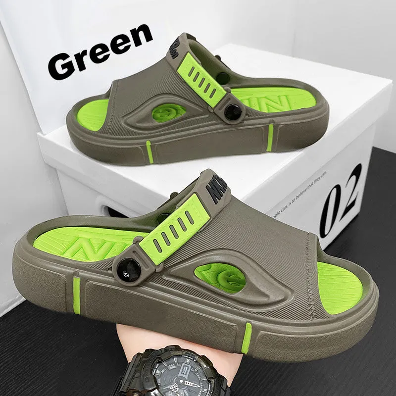 Men's Trendy Anti-Skid Beach Slides Sandals