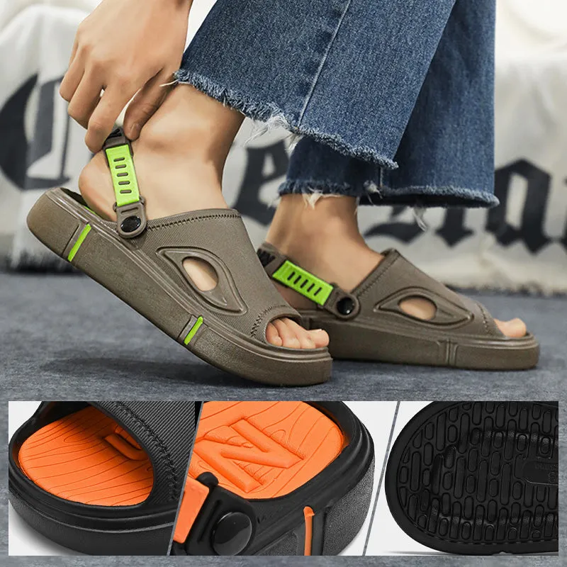 Men's Trendy Anti-Skid Beach Slides Sandals