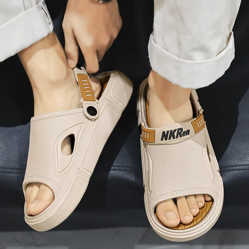 Men's Trendy Anti-Skid Beach Slides Sandals