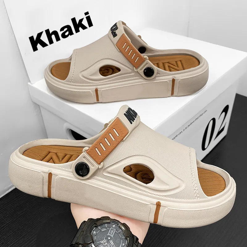 Men's Trendy Anti-Skid Beach Slides Sandals