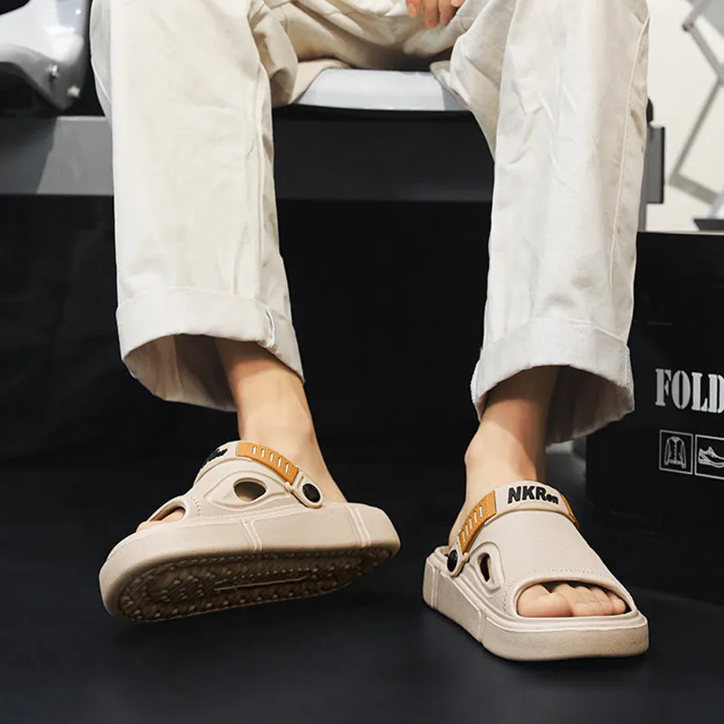 Men's Trendy Anti-Skid Beach Slides Sandals