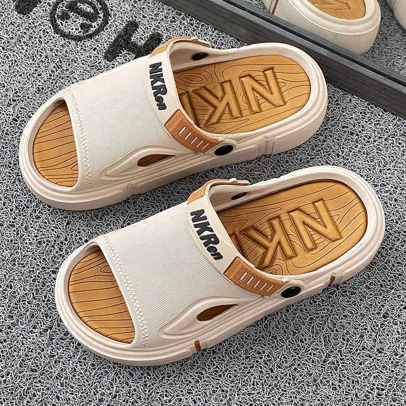 Men's Trendy Anti-Skid Beach Slides Sandals