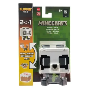 Minecraft Flippin Figs 2 in 1 - Panda and Cake