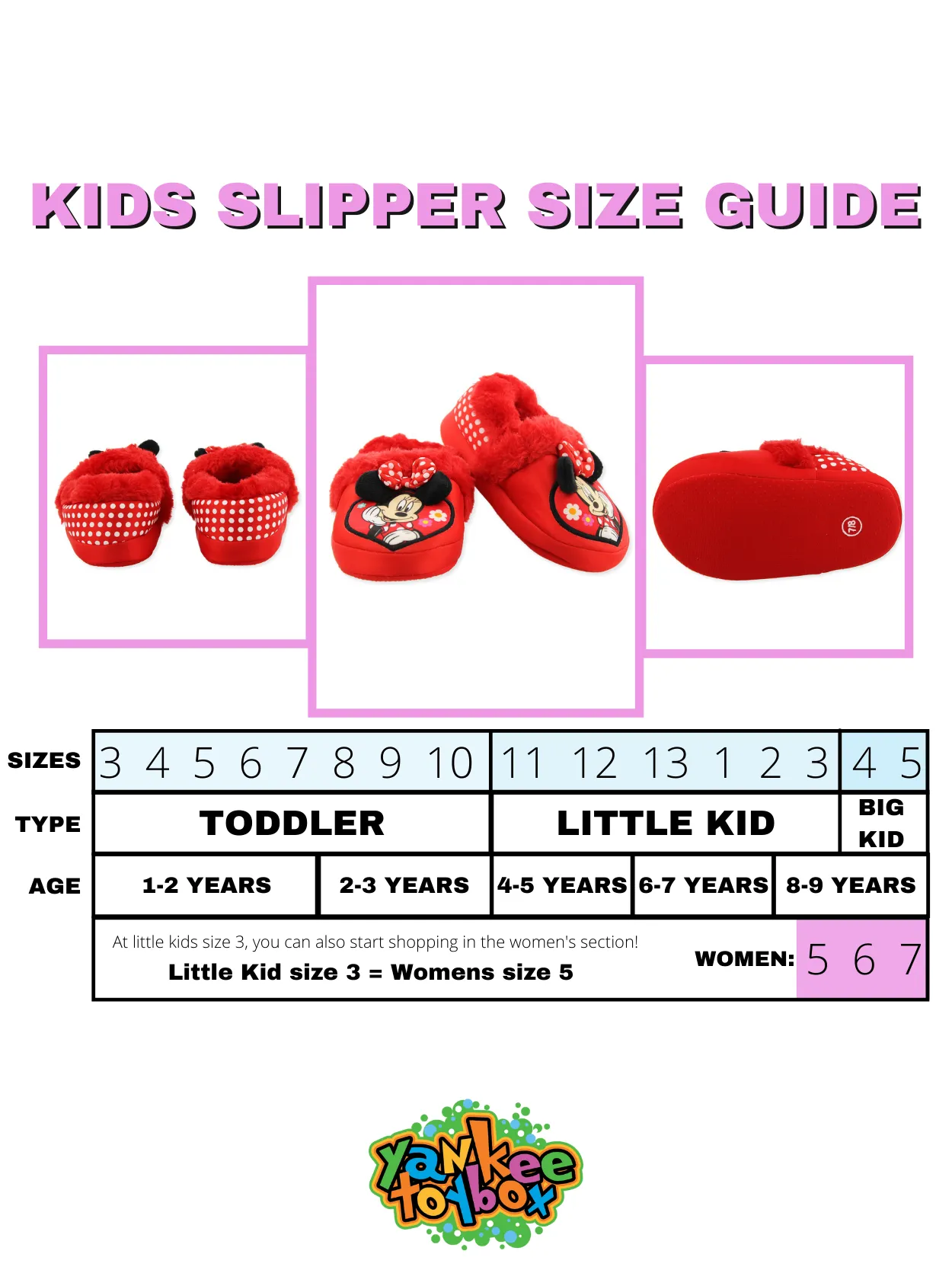 Minnie Mouse Plush Slippers