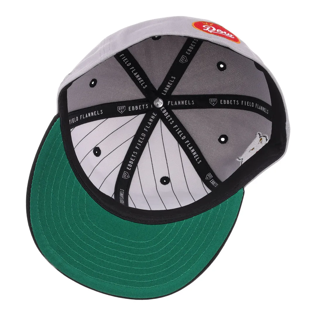 Montreal Black Panthers NLB Flip Fitted Ballcap - Gray