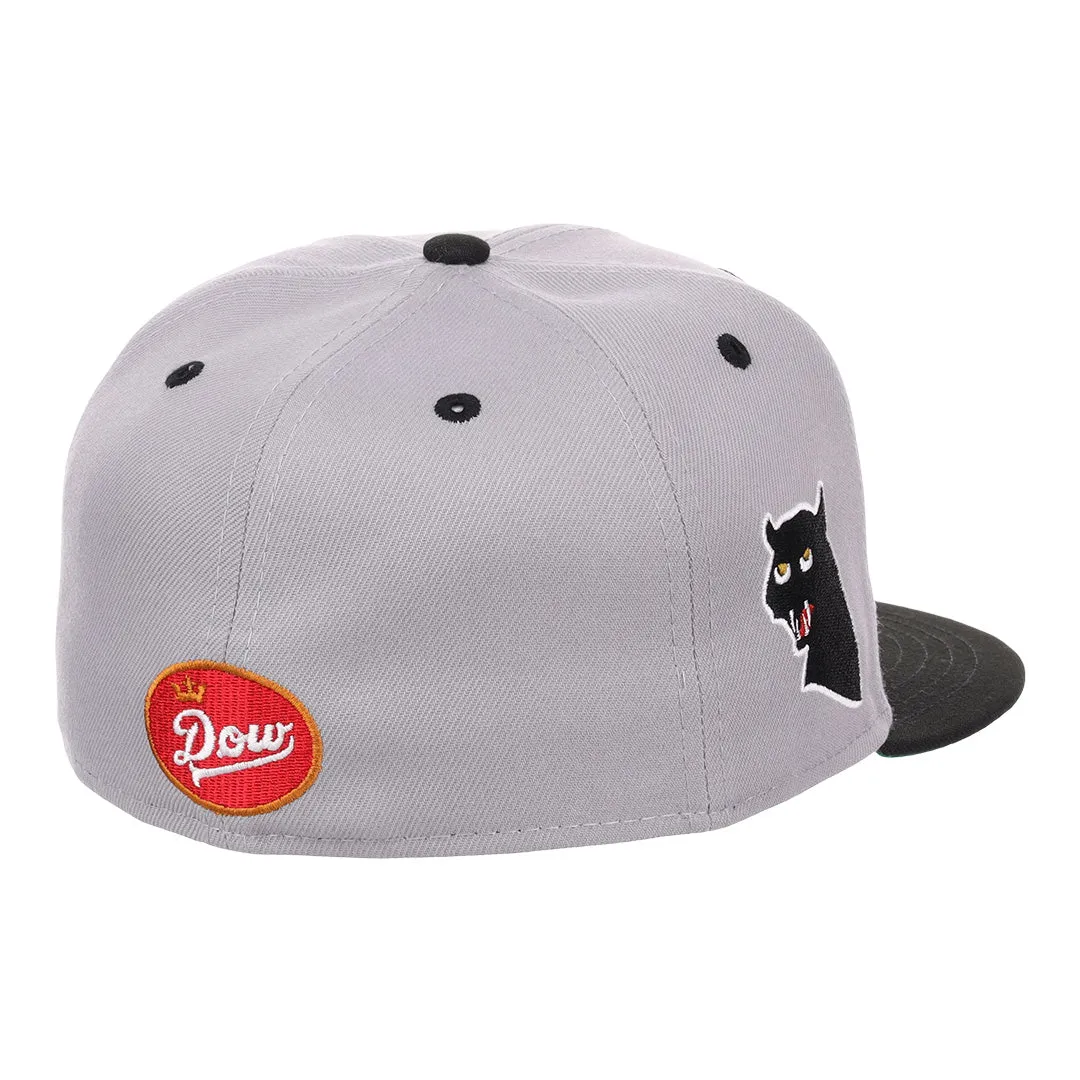 Montreal Black Panthers NLB Flip Fitted Ballcap - Gray