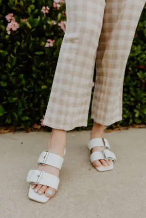 Moxie Sandal White