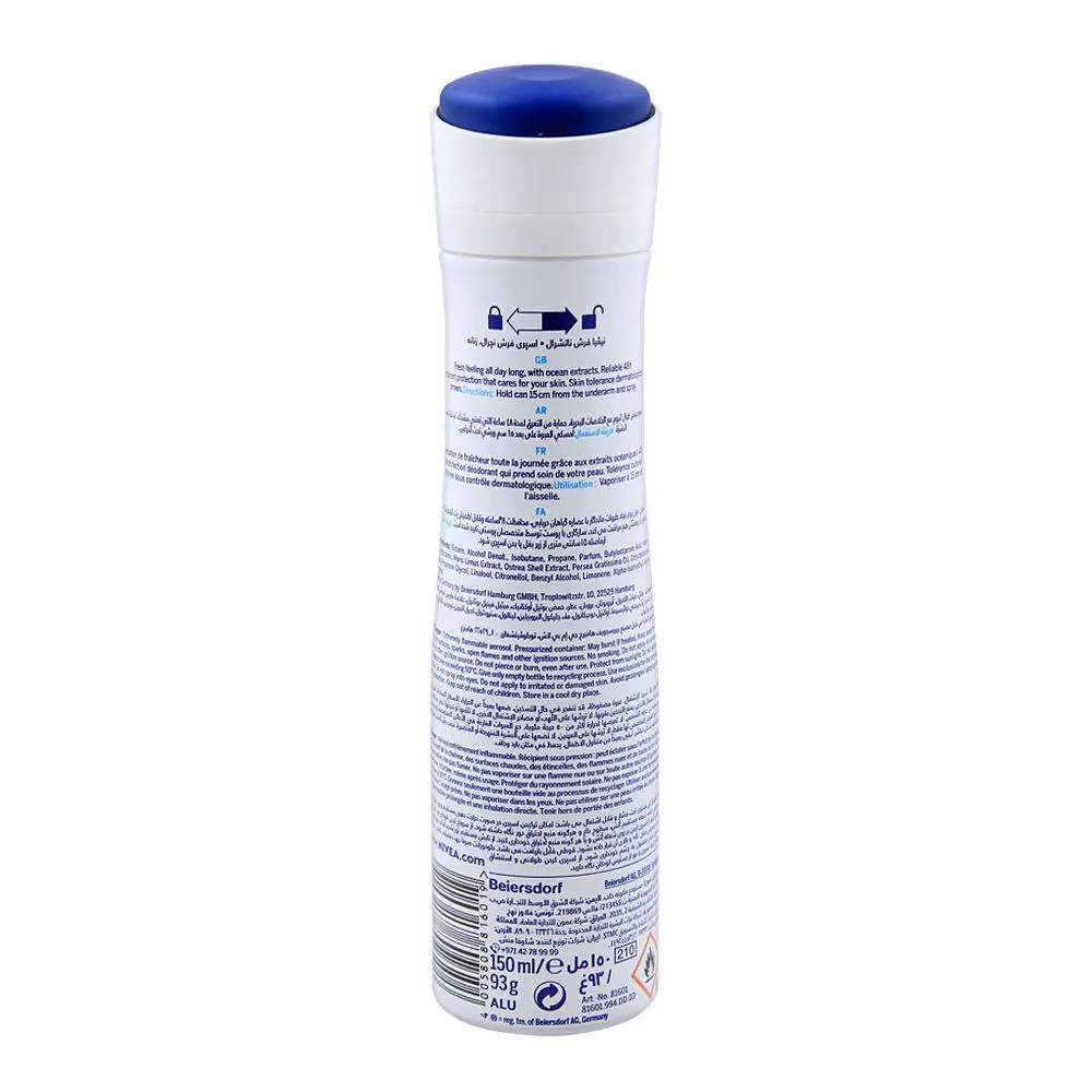 Nivea 48H Fresh Natural Quick Dry Deodorant Spray| Deodorant | For Women
