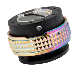 NRG Quick Release 2.1 - Black Body / Neochrome Pyramid Ring