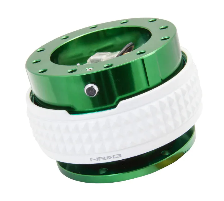 NRG Quick Release 2.1 - Green Body / Glow in the Dark Pyramid Ring