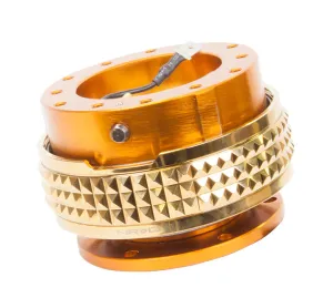 NRG Quick Release 2.1 - Rose Gold Body / Chrome Gold Pyramid Ring