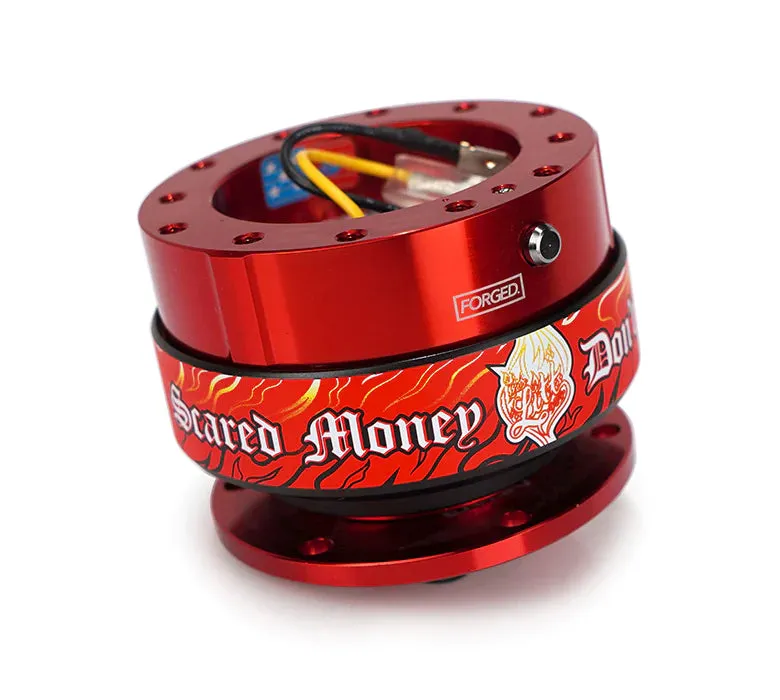 NRG Quick Release - Red Body/ Red ring with Litteral Collab