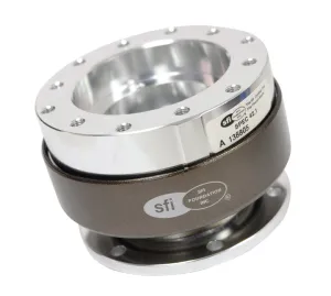 NRG SRK-200-1SL Silver Body Chrome Ring Quick Release SFI SPEC 42.1