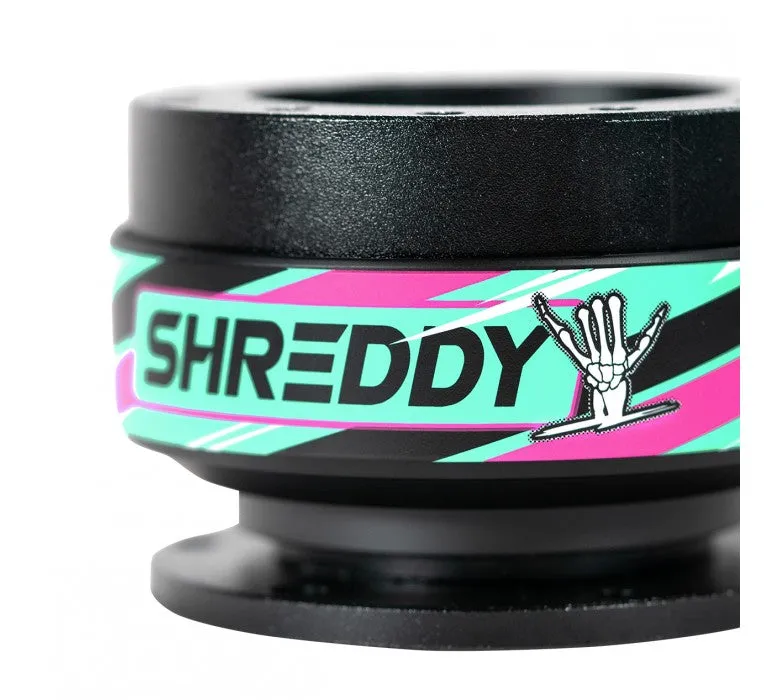 NRG SRK-200BK-SDY Black Body Black Ring Quick Release Gen 2.0 with Shreddy Collab