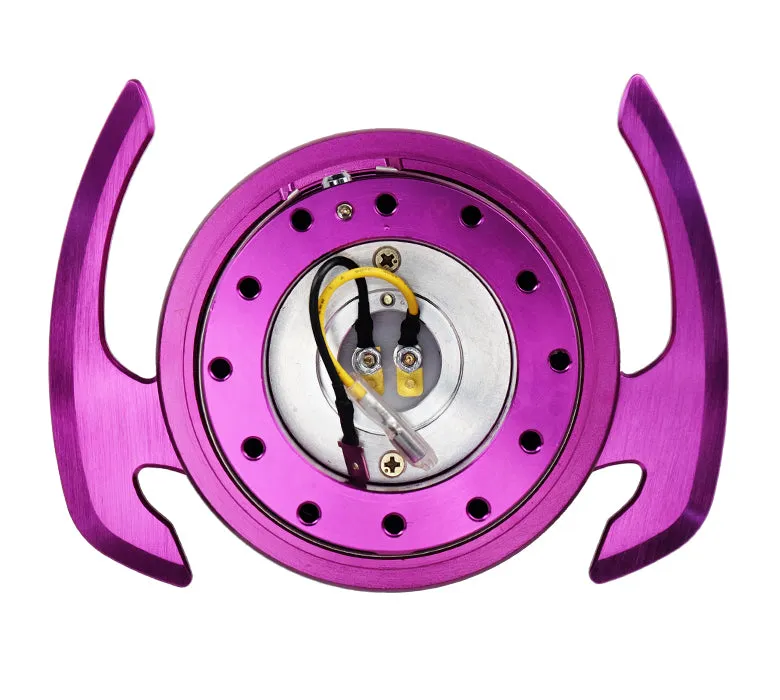 NRG SRk-700PP Purple Body / Purple Ring w/ Handles Quick Release Gen 4.0