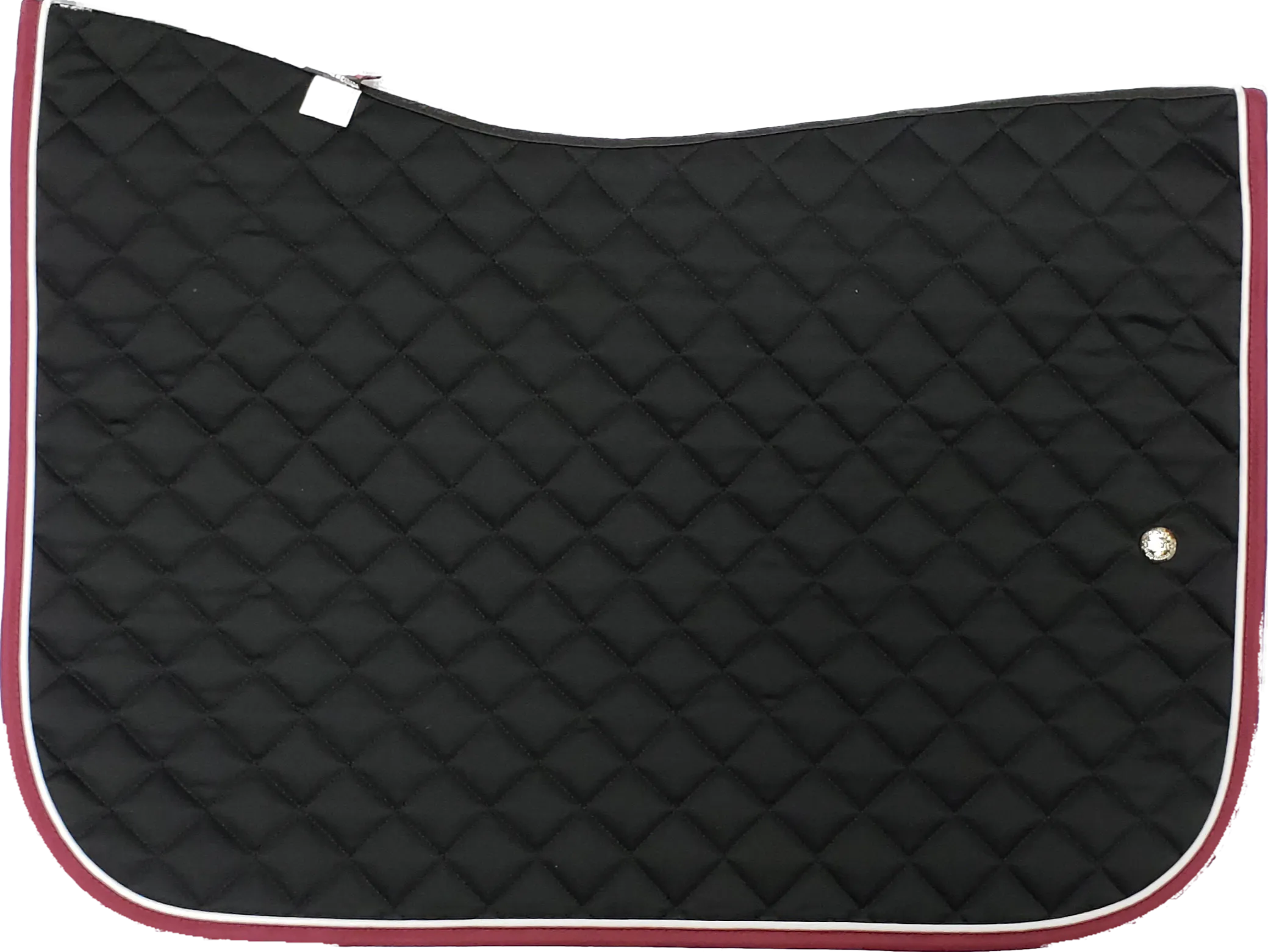 Ogilvy Jump Pony Baby Pad - Black / White / Burgundy