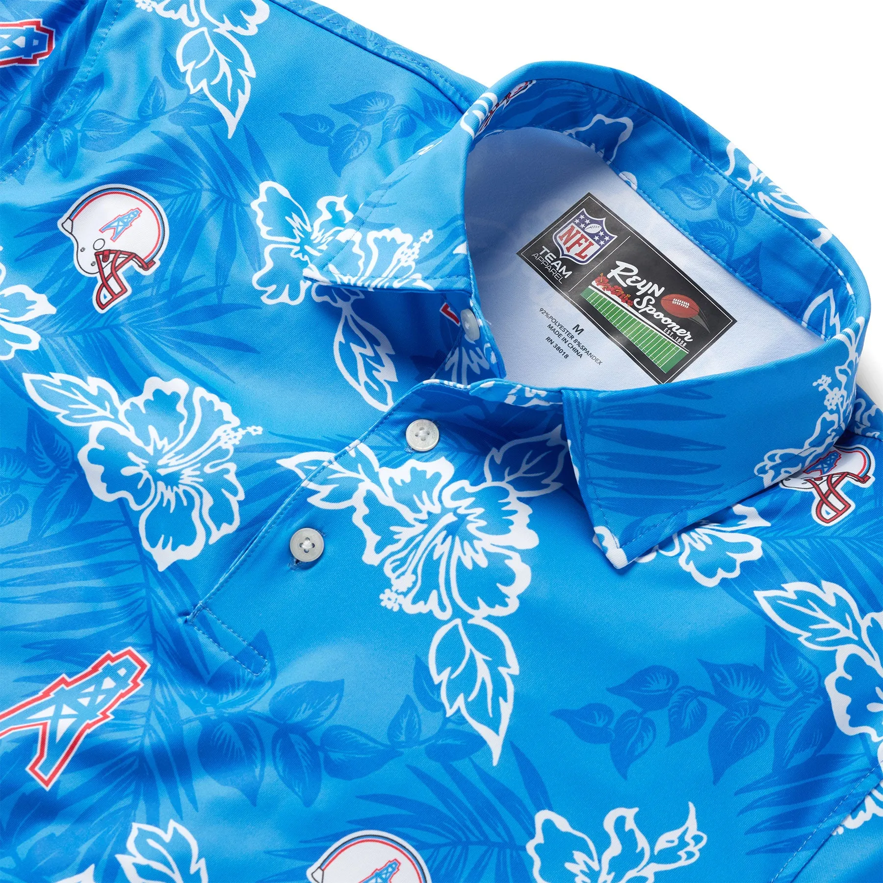 OILERS THROWBACK PERFORMANCE POLO