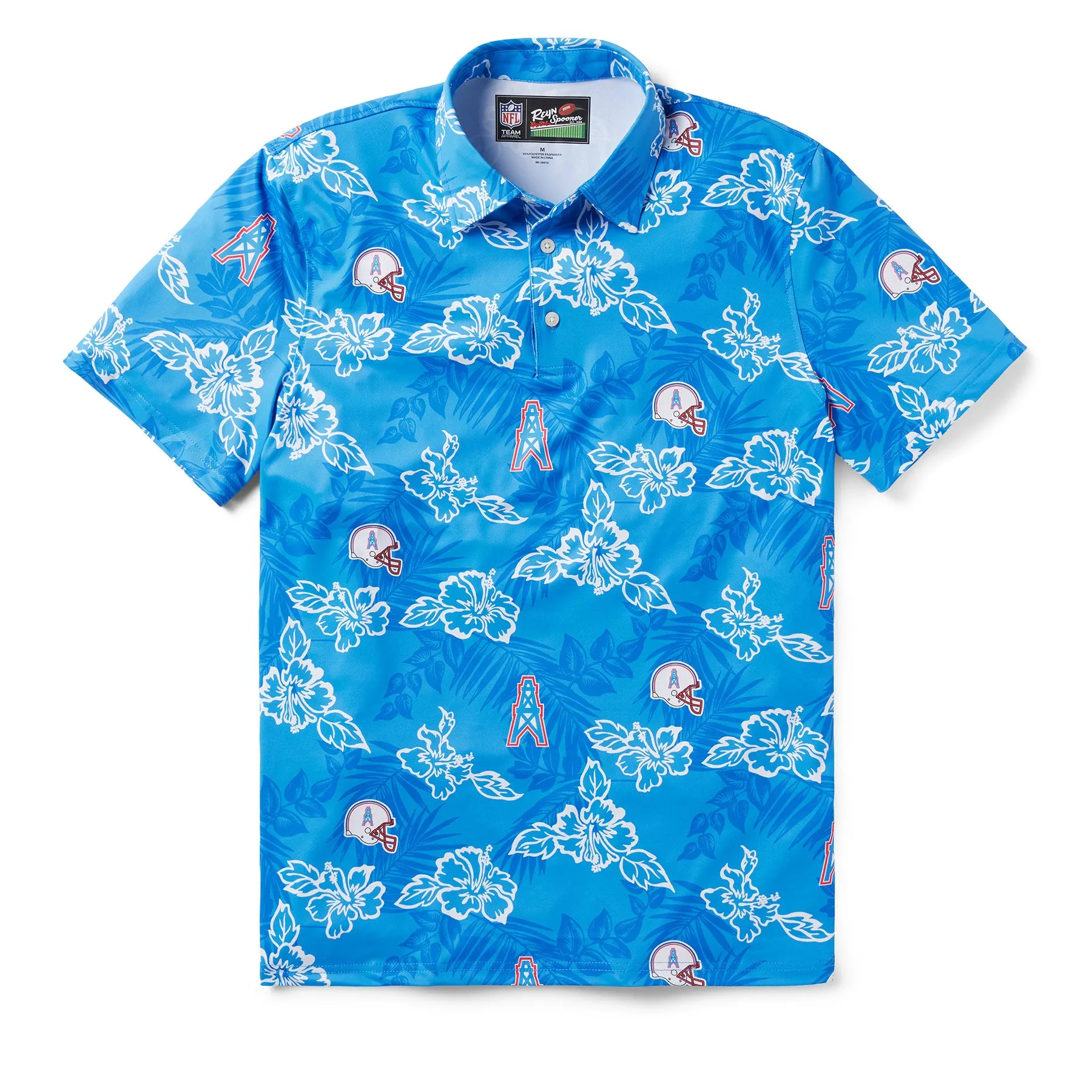 OILERS THROWBACK PERFORMANCE POLO