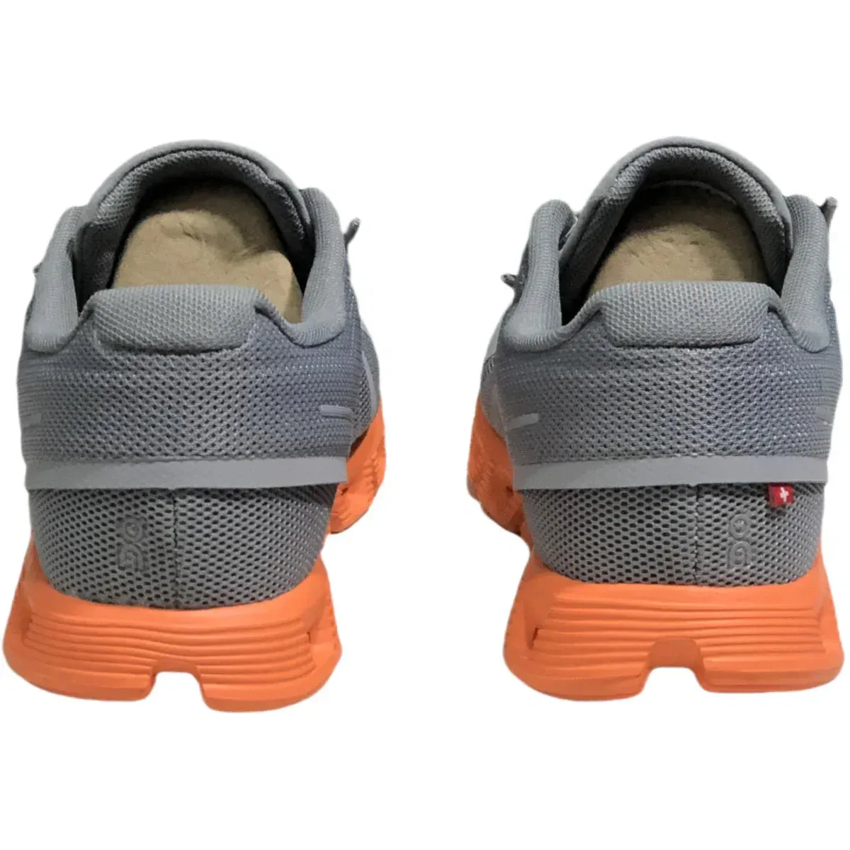 On Cloud 5  Women's Gray Orange/zinc gray burnt orange