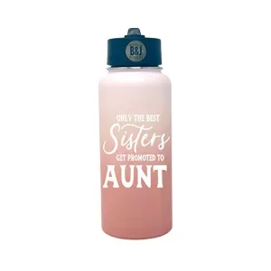 Only the Best Sisters Get Promoted to Aunt 32 oz  Rose Gold Water Bottle for Aunts