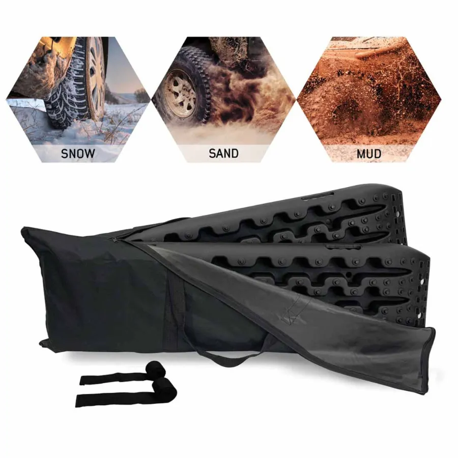 OVS Recovery Ramp With Pull Strap and Storage Bag - Gray/Black Universal